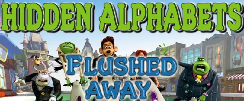 Hidden Alphabets-Flushed Away logo