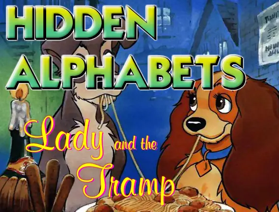Hidden Alphabets - Lady And The Tramp logo