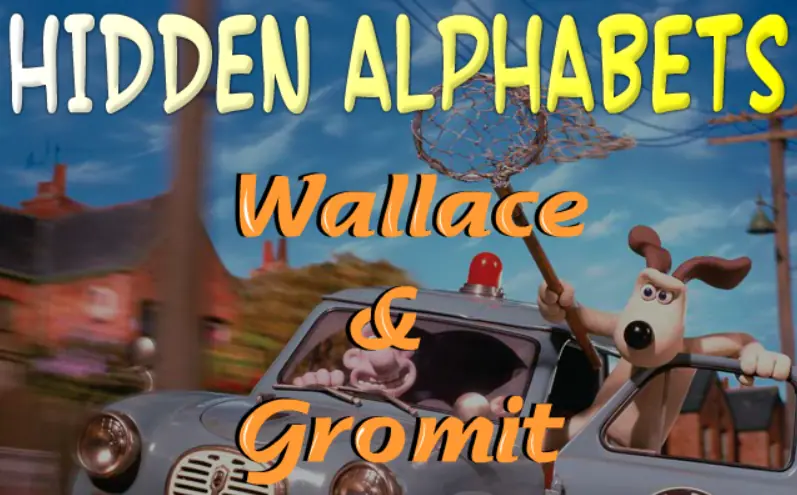 Hidden Alphabets Wallace & Gromit logo