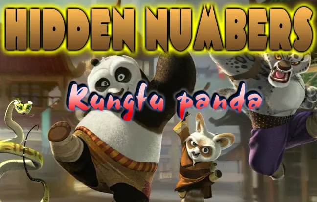 Hidden Numbers: Kungfu Panda logo