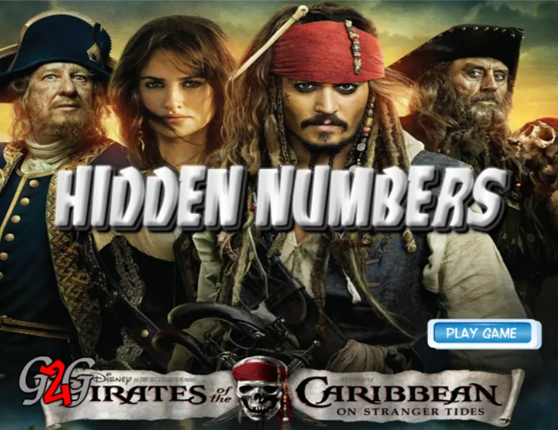 Hidden Numbers Pirates of the Caribbean: On Stranger Tides logo