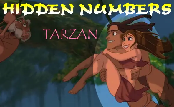 Hidden Numbers: Tarzan logo