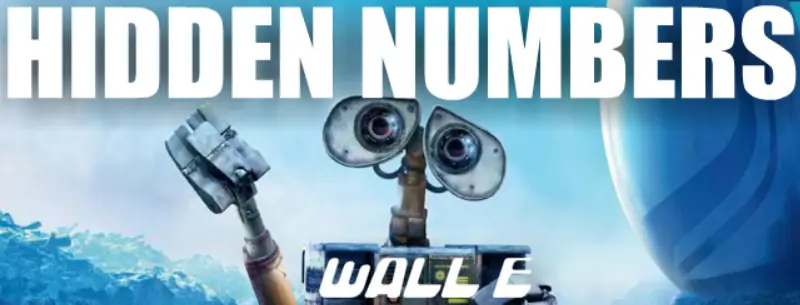 Hidden Numbers WALL-E logo