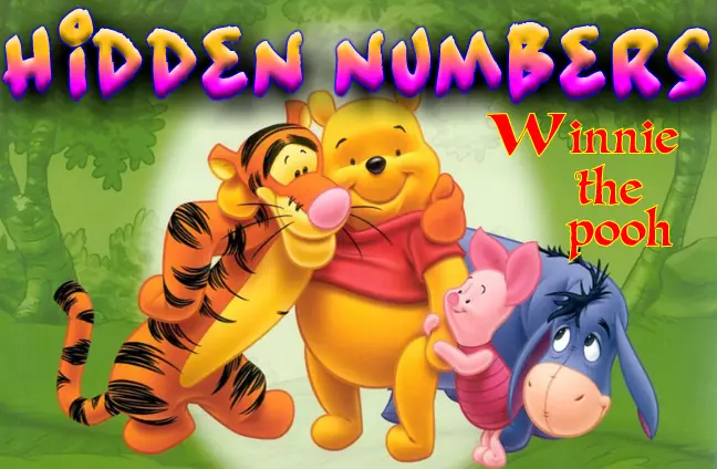 Hidden Numbers: Winnie the Pooh logo