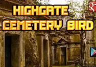 Highgate Cemetery Bird logo