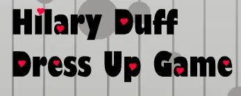 Hilary Duff Dress Up Game logo
