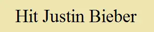 Hit Justin Bieber logo