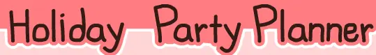 Holiday Party Planner logo