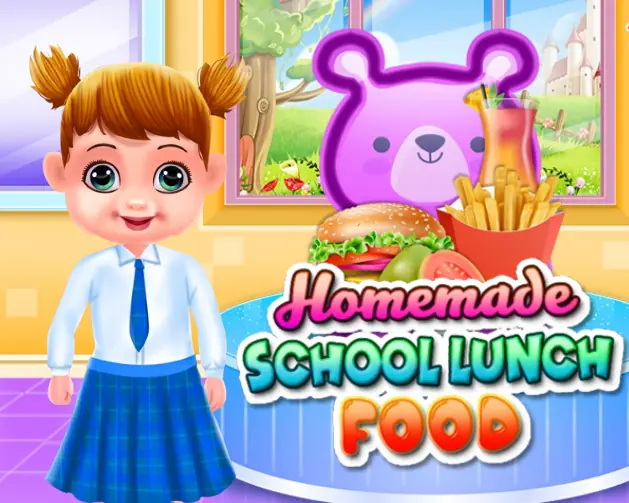 Homemade School Lunch Food logo