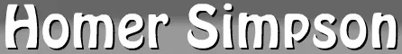 Homer Simpson logo