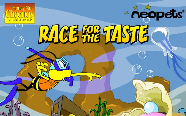 Honey Nut Cheerios Race for the Taste logo