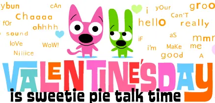 Hoops & Yoyo: Valentines Day is Sweetie Pie Talk Time logo