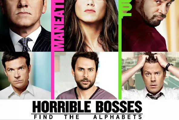Horrible Bosses Find The Alphabets logo