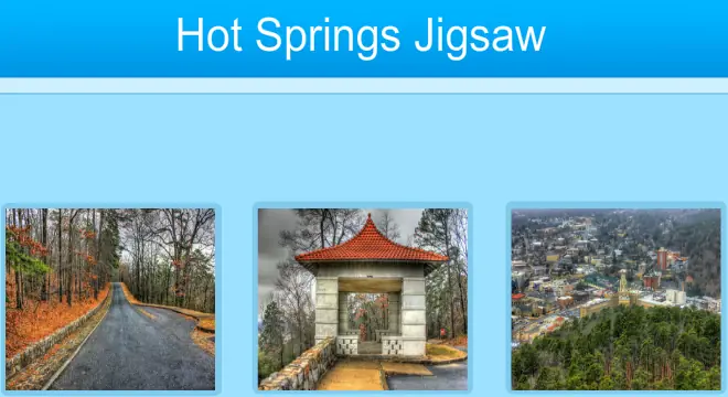 Hot Springs National Park Jigsaw logo