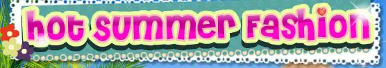 hot summer fashion logo