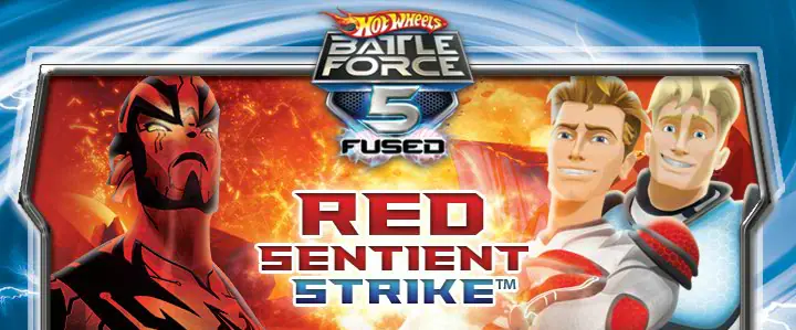 Hot Wheels Battle Force 5 Fused: Red Sentient Strike logo