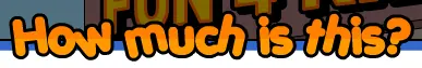 How much is this? logo