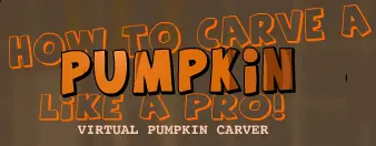 How to carve a Pumpkin like a pro! Virtual Pumpkin Carver logo