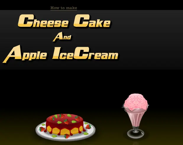 How To Make Cheese Cake And Apple IceCream logo