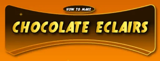 How To Make Chocolate Eclairs logo