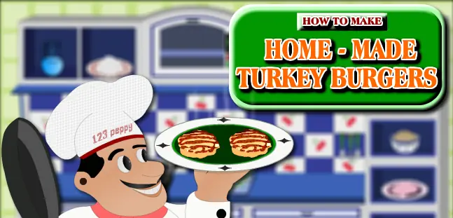 How To Make Home-Made Turkey Burgers logo