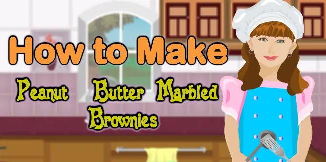 How To Make Peanut Butter Marbled Brownies logo