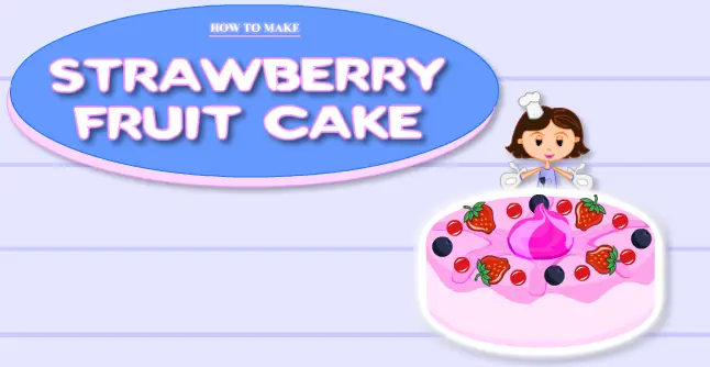 How To Make Strawberry Fruit Cake logo