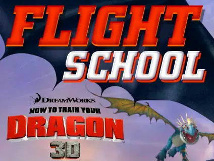 How To Train Your Dragon: Flight School logo