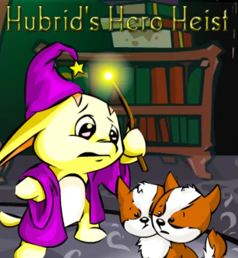 Hubrid's Hero Heist logo