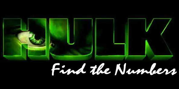 Hulk - Find the Numbers logo