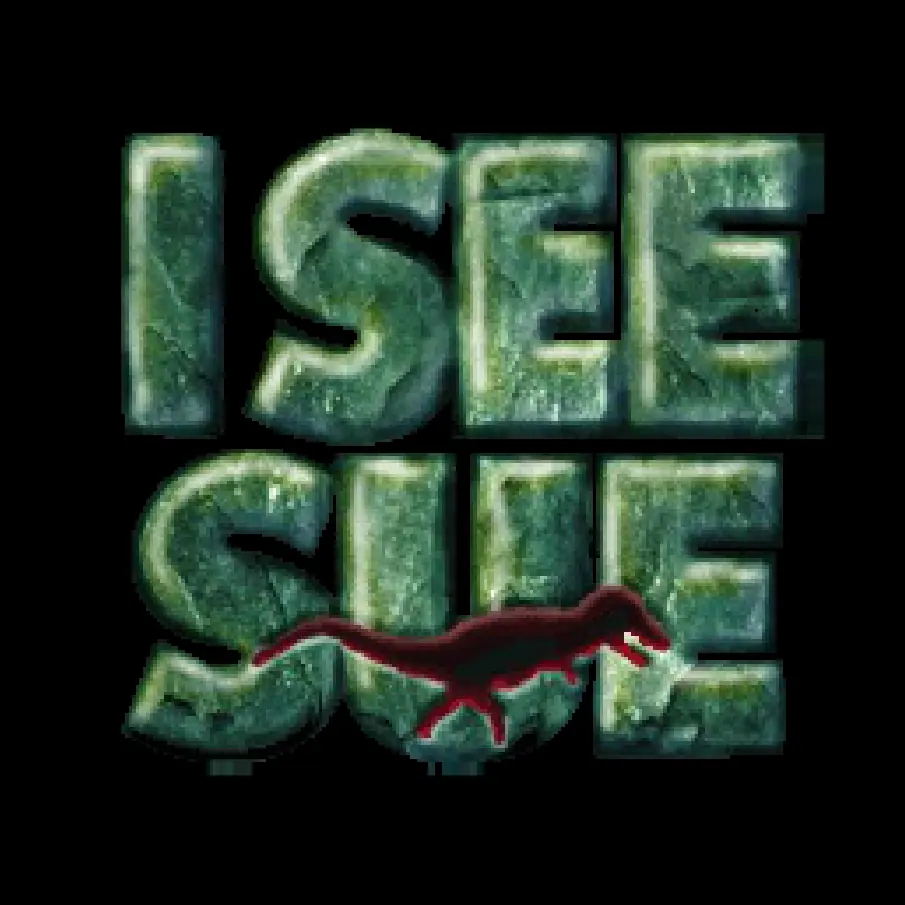 I SEE SUE - The T. Rex logo