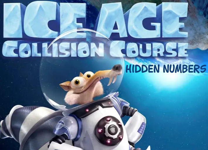 Ice Age Collision Course Hidden Numbers logo