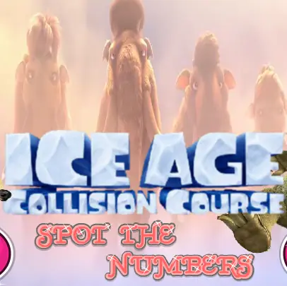 Ice Age Collision Course Spot the Numbers logo