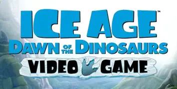 Ice Age Dawn of the Dinosaurs VIDEO GAME logo
