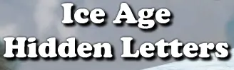 Ice Age Hidden Letters logo