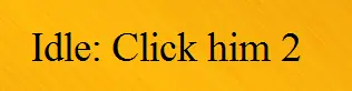 Idle: Click him 2 logo