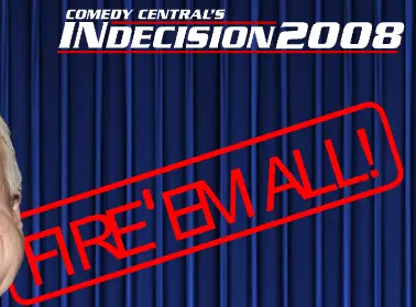 Indecision 08: Fire 'Em All! logo