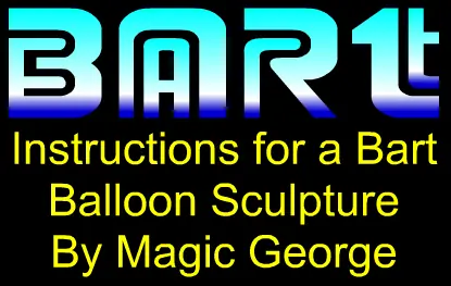 Instructions for a Bart Balloon Sculpture logo