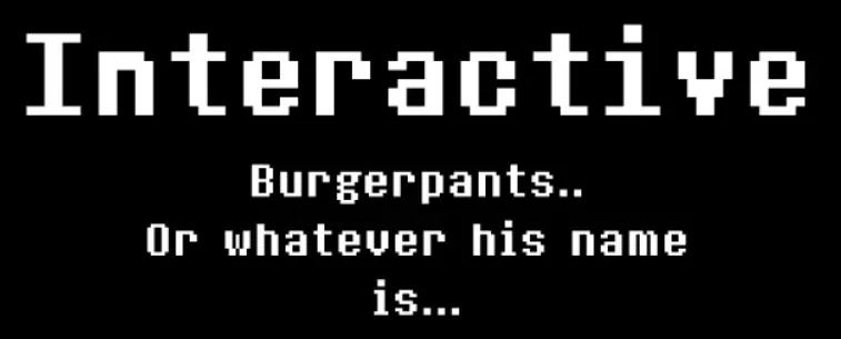INTERACTIVE BURGERPANTS -Short- logo