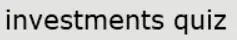 Investments Quiz logo