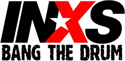 INXS Bang the Drum logo