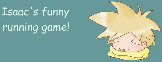 Isaac's funny running game! logo