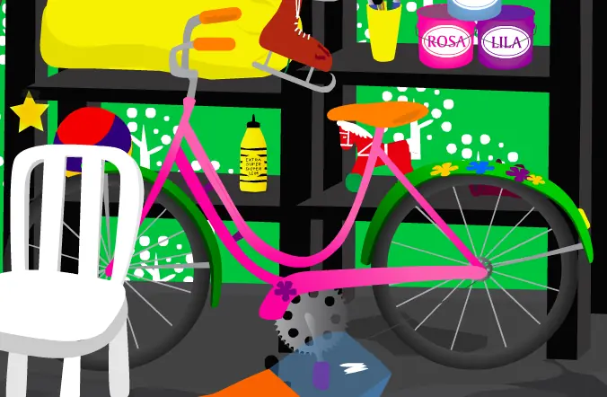 Isaks garage - cykeln logo