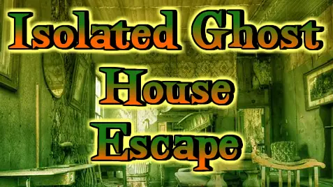 Isolated Ghost House Escape logo