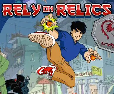 Jackie Chan Adventures Rely on Relics logo