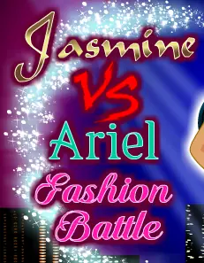 Jasmine VS Ariel Fashion Battle logo
