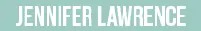 Jennifer Lawrence logo