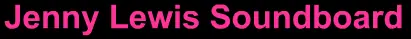 Jenny Lewis Soundboard logo