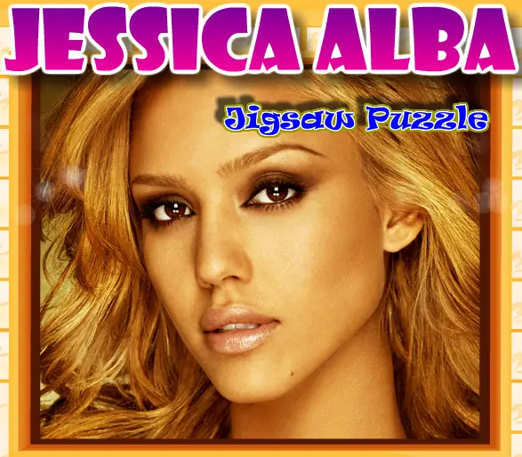 Jessica Alba Jigsaw Puzzle logo