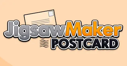 JigsawMaker: Postcard logo